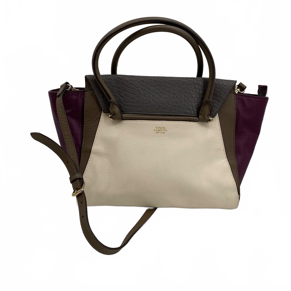 Vince Camuto Purple Leather Crossbody Bag | OS Regular